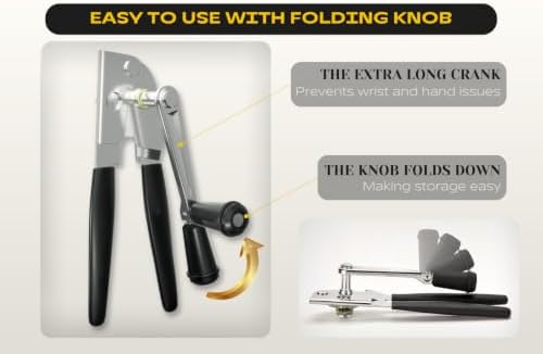 Heavy Duty Can Opener with Magnet – Commercial Can Opener Manual for