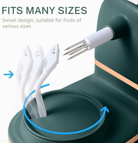Manual Hand Crank Apple Peeler, Corer and Slicer – Suction Non Slip