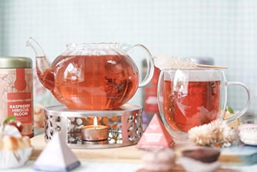 Teabloom Silhouette Tea Warmer - Brushed Stainless Steel Teapot Warmer