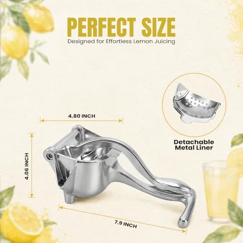 Manual Aluminum Citrus Juicer Squeezer