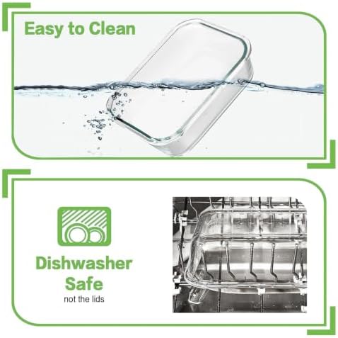 24pc Glass Food Storage Containers with Lids