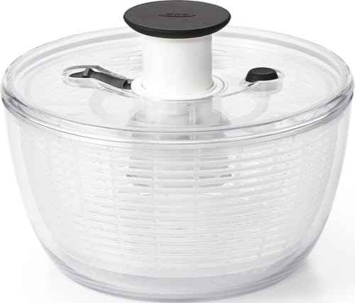 OXO Good Grips Small Salad & Herb Spinner, Vegetable Washer with