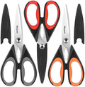 iBayam 3-Pack 8.7" Kitchen Scissors All Purpose Heavy Duty Shears