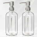 AmazerBath Glass Soap Dispensers, 2 Pack