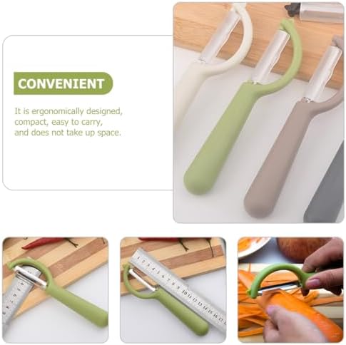6 Piece Stainless Steel Vegetable Peelers for Kitchen Use