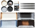 16 Pcs Sushi Plates with Sauce dish, Chopsticks and Chopsticks Holder