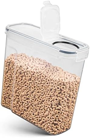 6 Pack Airtight Cereal Food Storage Containers, 135.5 Oz