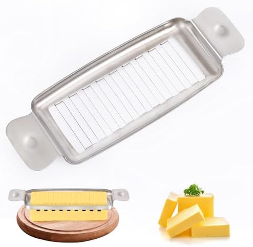 Stainless Steel Butter Slicer, 1/4-Inch Slices