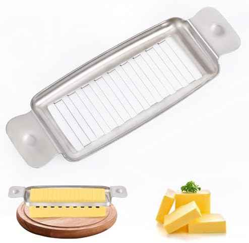Stainless Steel Butter Slicer, 1/4-Inch Slices