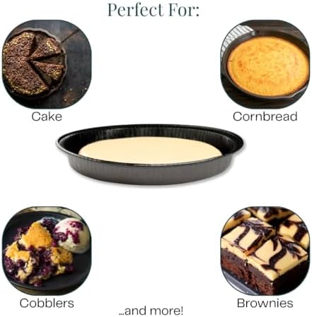 Set of 30 10.25 Inch Round Disposable Quick/Cake Pans – Paperboard