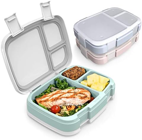 Bentgo Fresh 3-Pack Meal Prep Lunch Box Set, 3-Compartment Trays