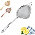 A Bar Above Fine Mesh Cocktail Strainer, 304 Conical Sieve, Silver