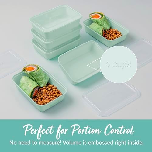 Bentgo Prep Meal Prep Containers with Lids, 20 Piece, PFAS & BPA-Free