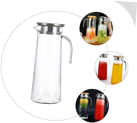 1.2l Water Pitcher with Lid Acrylic Beverage Server