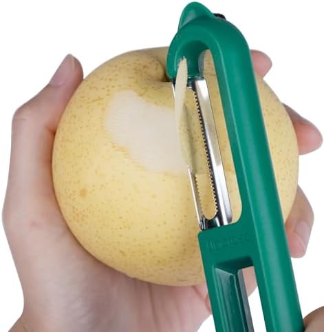 Linoroso 3-Piece Vegetable Peeler Set - Straight, Serrated & Julienne