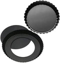 2 Pack 8.8 Inch Tart Pan with Removable Bottom, Pie Pan, Quiche Pan
