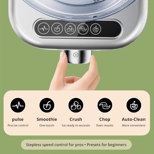 Homtone 16 Cup Food Processor Blender Combo