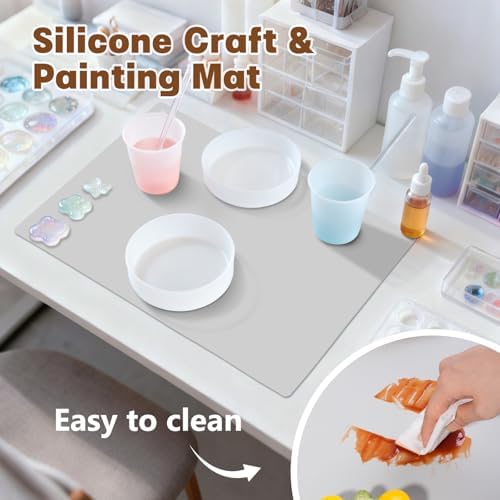 Thick Silicone Counter Mats, Set of 2