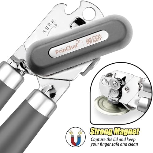 Can Opener, No-Trouble-Lid-Lift Manual Handheld Can Opener with