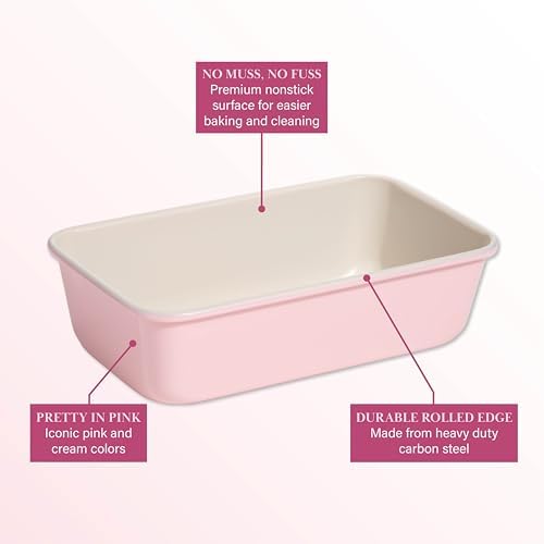 Paris Hilton Nonstick Carbon Steel Bakeware Collection, 9-Inch x