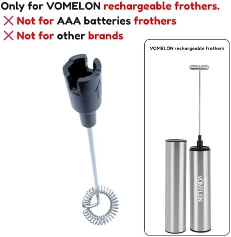 2 Pack Whisk heads frother replacements ONLY for VOMELON frother