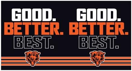 Rico Industries NFL Football Chicago Bears GOOD. BETTER. BEST. 20oz