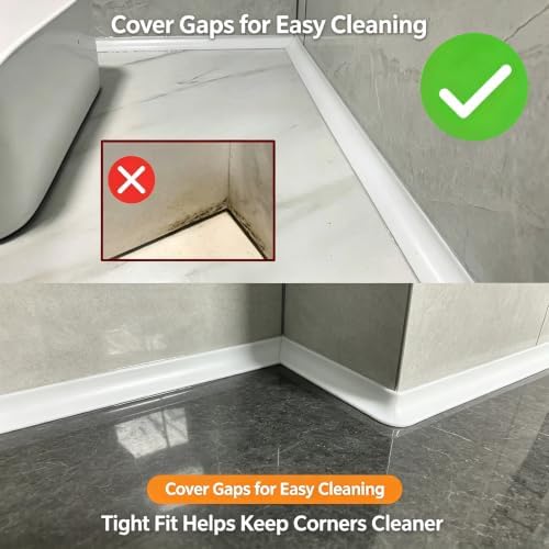 Water Barrier for Sink,Shower Threshold Water Dam Barrier,Waterproof