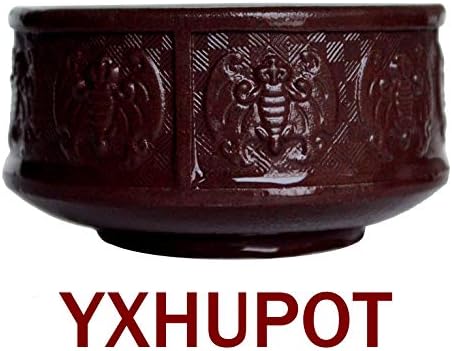 Yxhupot 2pcs Teacup 80ml Chinese Yixing Clay Zisha Cup Fu Luck Happy