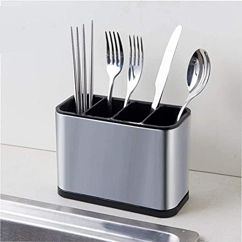 TESOT Silverware Caddy Utensil Caddy Spoon Holder with 4 Divided