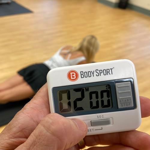 Body Sport Digital Timer Stopwatch, Battery Operated