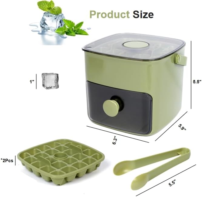 Ice Cube Tray with Lid & Bin Ice Maker - Image 6
