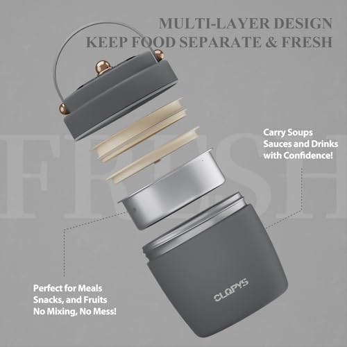 40oz Stainless Steel Vacuum Insulated Food Jar for Adults Wide Mouth