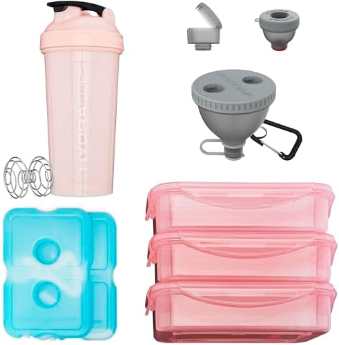 Hydra Cup 10-Piece Insulated Lunch Box, Pink