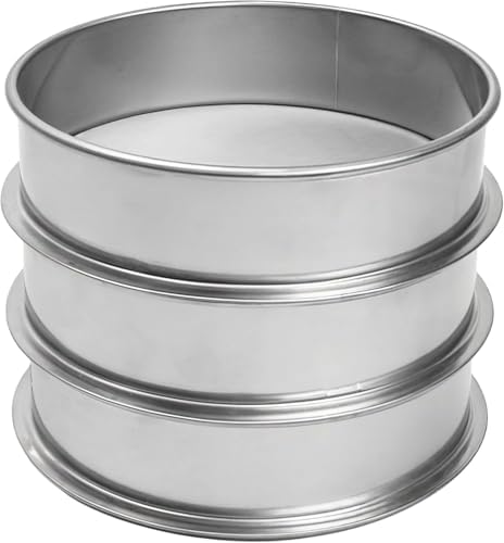 3pcs Pollen Sifter, Dry Sift Screen for Hash, Stackable Round