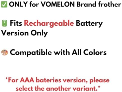 2 Pack Whisk heads frother replacements ONLY for VOMELON frother