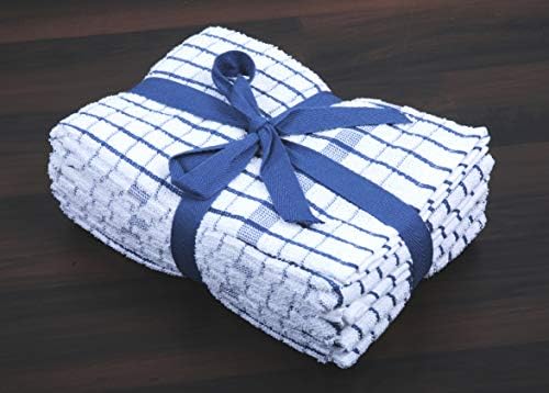 AMOUR INFINI Kitchen Towels Set of 4 - Highly Absorbent, Super Soft