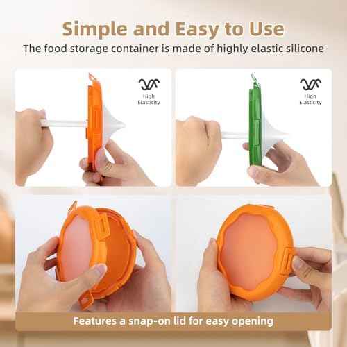 TQRR Avocado and Onion Storage Containers, 4-Pcs