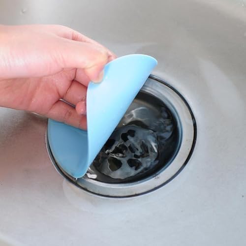 5pcs Silicone Sink Plug Drain Cover Set, Kitchen and Bathroom Water