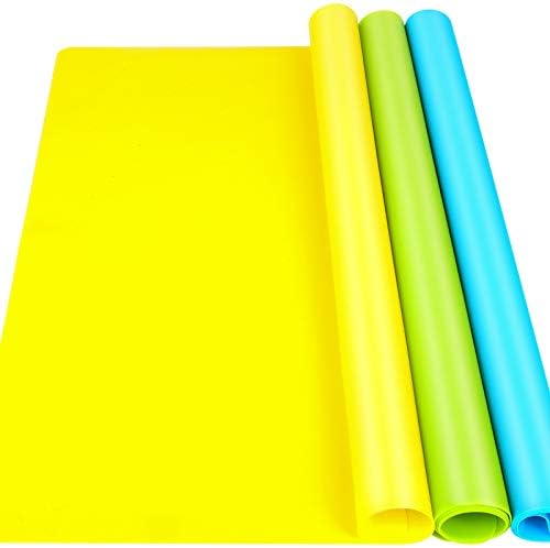 LEOBRO Silicone Mats, 3-Piece, 15.7” x 11.7”