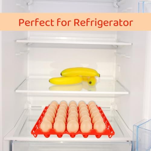 12 Pack Plastic Egg Trays, 30-Egg Flats