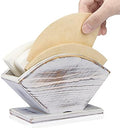 ANBOXIT Coffee Filter Holder, Farmhouse White