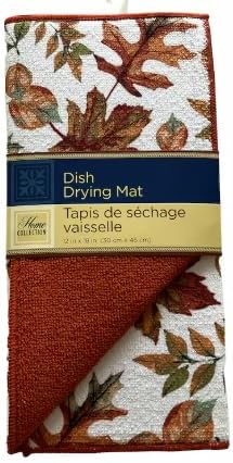 6pc Set Fall Leaves Design Seasonal Kitchen Towel Set - 2 Oven Mitts