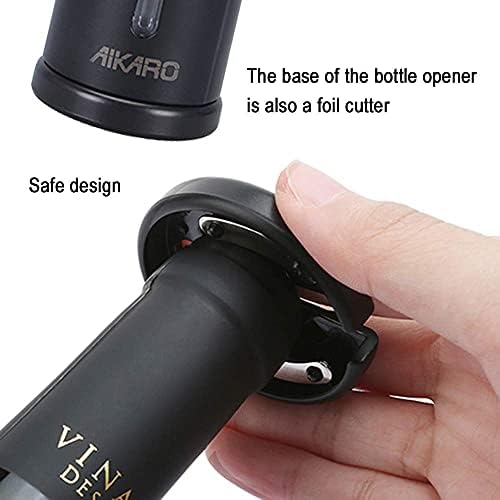 AIKARO - Electric Wine Bottle Opener Automatic Electronic Corkscrew