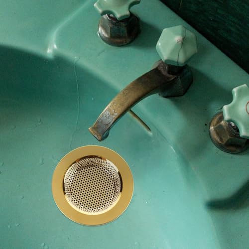 Kitchen Sink Strainer and Stopper Set Metal Drain Filter Basket with