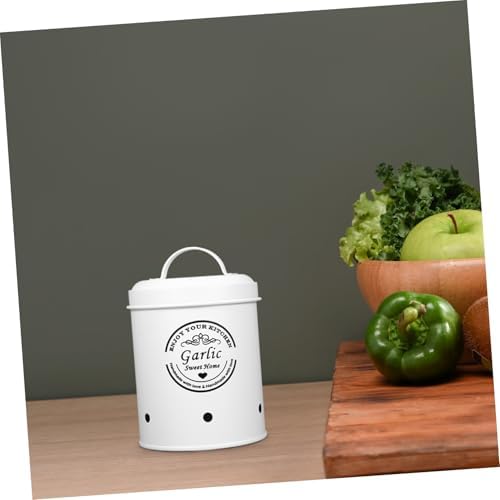 Garlic Storage Bucket Garlic Holder Vegetable Storage Container Keeper