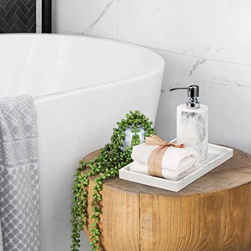 Luxspire Soap Dispenser, Cylinder-Shaped Soap Bottles, Gravel White