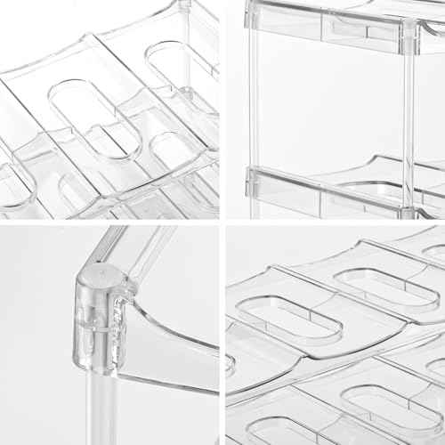 acDesign 2PCS 3 Tier Stackable Water Bottle Organizer, Large