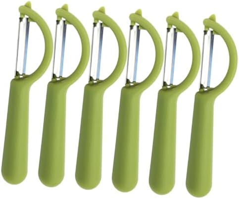 6pcs Stainless Steel Peeler Set for Fruits and Vegetables Kitchen