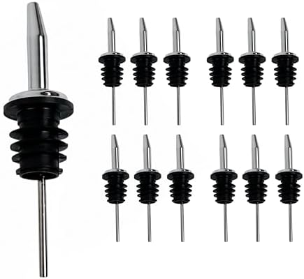 Spill-Stop 285-50 Chrome Tapered Pourer Dispenser, 12 Units