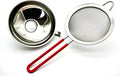 ICO Stainless Steel Canning Funnel and Sieve Set for Mason Jars &